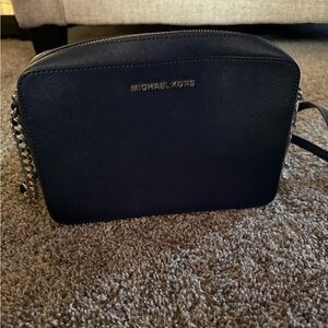 Michael Kors hard leather satchel